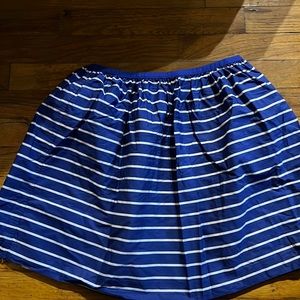 Girls Polo Ralph Lauren purple skirt with white stripes size L (12-14)